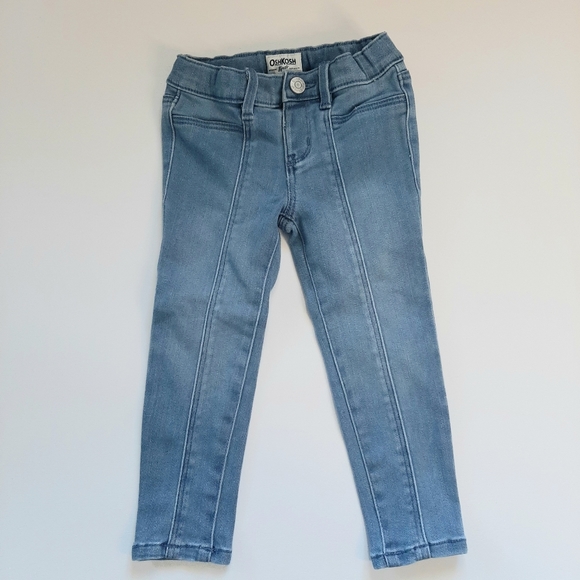 2for1 Toddler Blue Jeans and Love Leggings - Picture 2 of 6